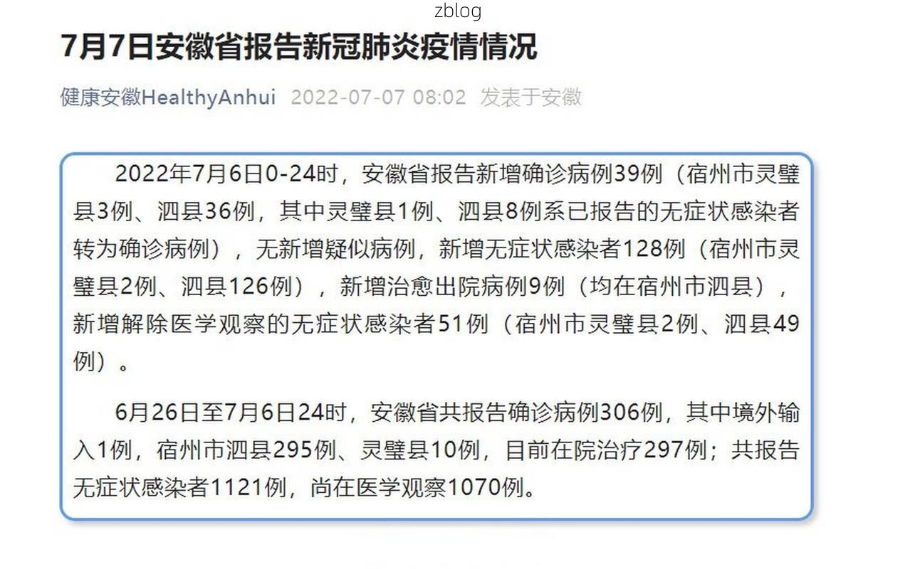 2022年7月3日濉溪新增确诊病例情况