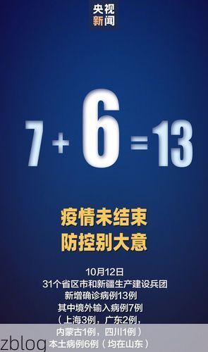 31省区市新增13例本土确诊，东川区疫情最新消息