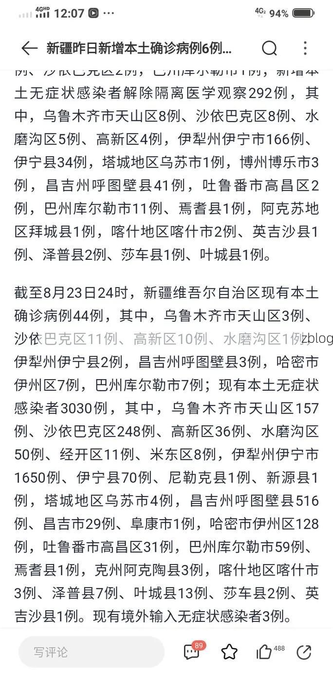 31省新增本土12例(31省新增本土8例)，伊宁县疫情引关注